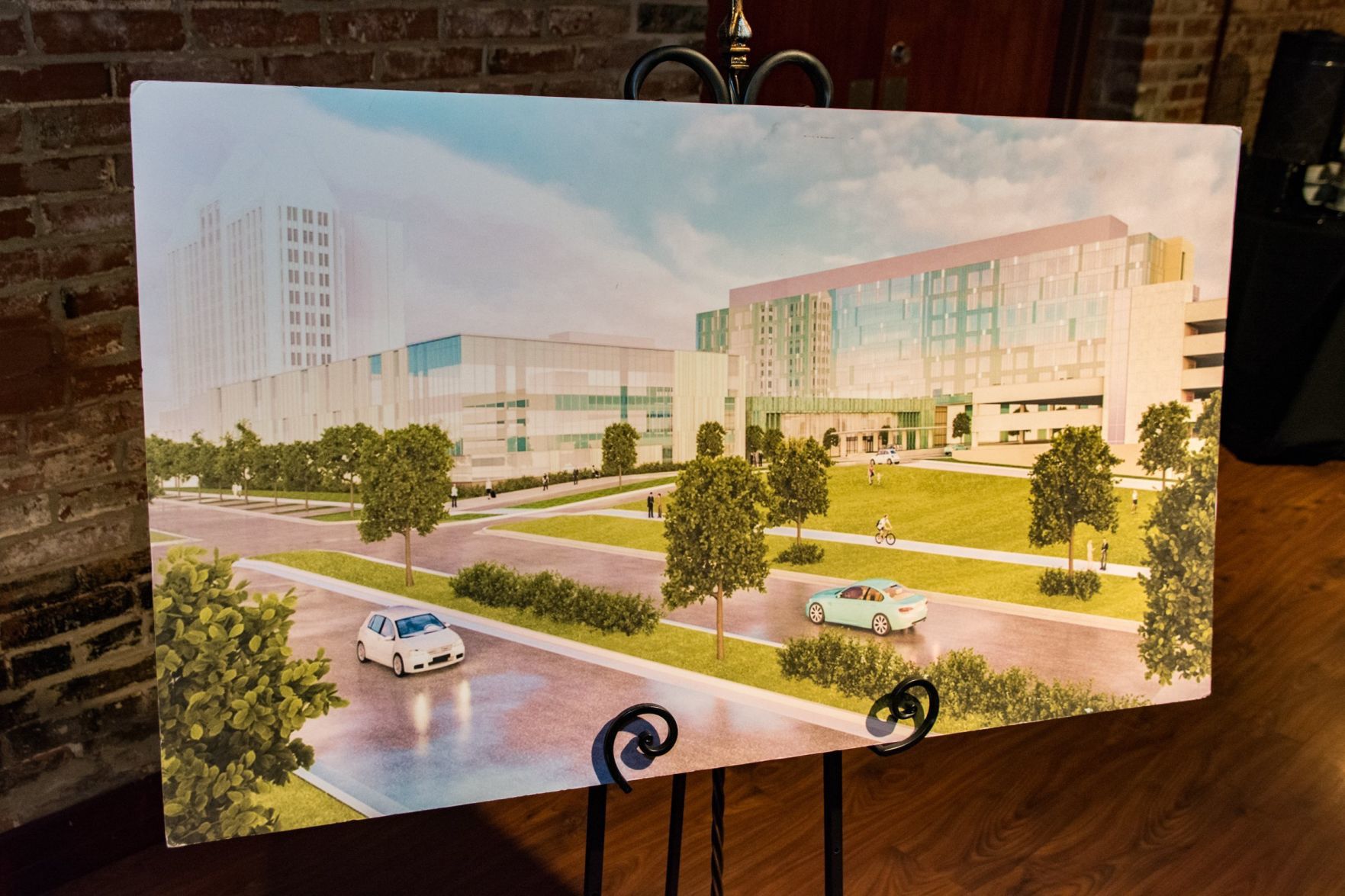 Renderings of new developments